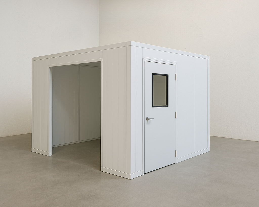 Modular enclosure interior with integrated services